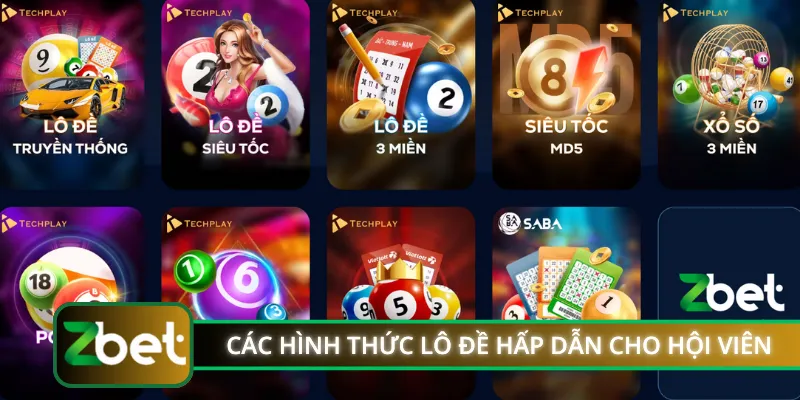 Các hình thức lô đề hấp dẫn cho hội viên