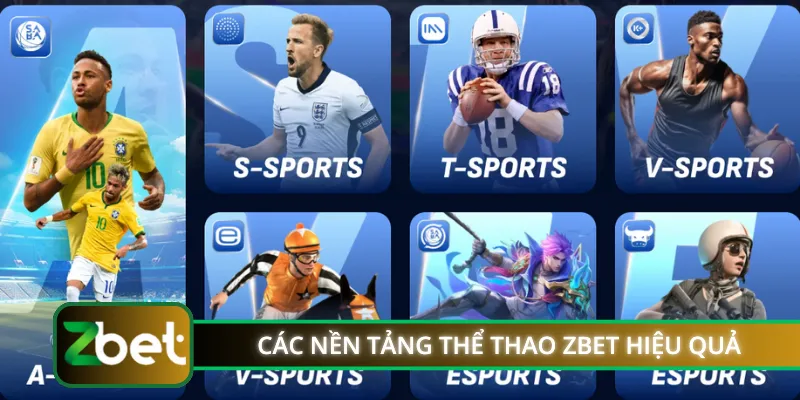 Các nền tảng thể thao ZBET hiệu quả