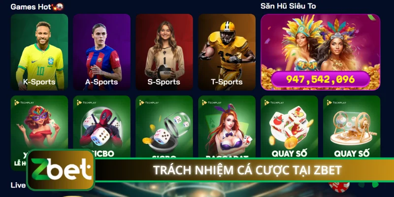 Trách nhiệm cá cược tại ZBET