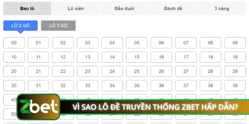 Vì sao lô đề truyền thống ZBET hấp dẫn đến thế?
